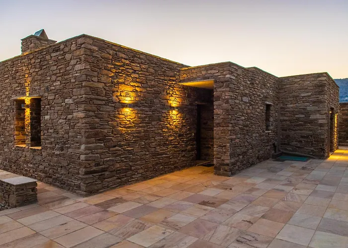 Dolce Tinos - - Stone & Sunset Views Villa Kardhianí